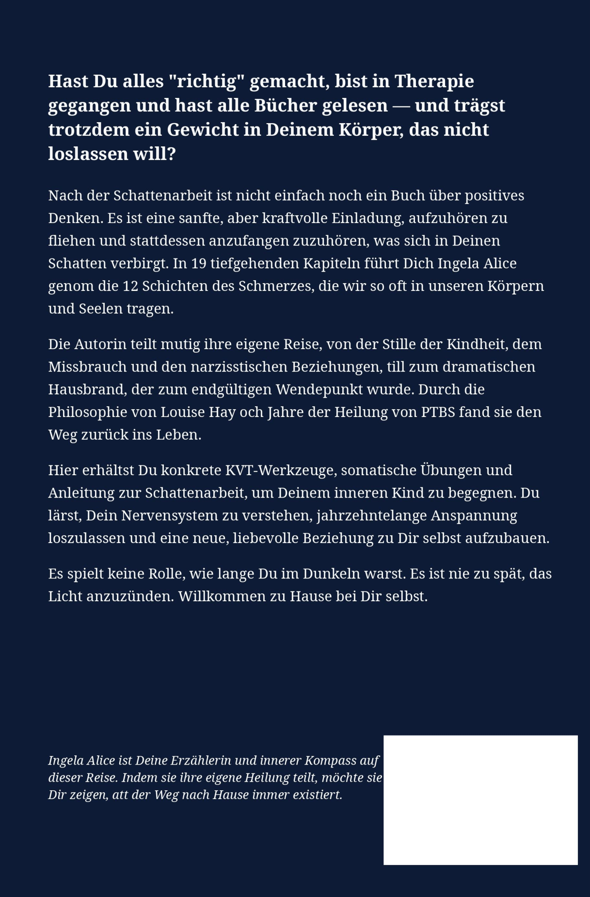 Nach der Schattenarbeit: Die Kunst, dem Verborgenen in uns zu begegnen
